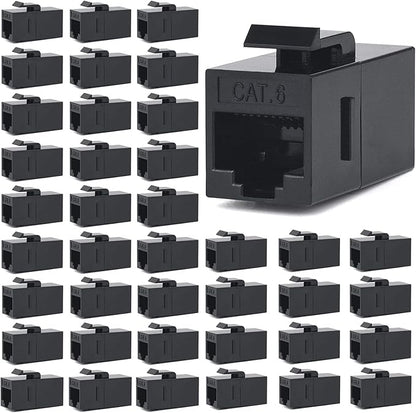 40 Pack Ethernet Coupler RJ45 Keystone Network Coupler Cat6 Cat5e Cat5 Keystone by VANDESAIL