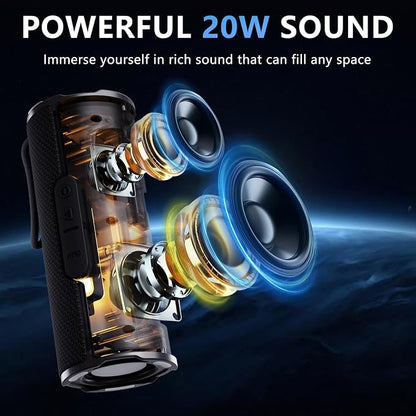 COOPERS Portable Bluetooth Speaker, Wireless Bluetooth Speaker, IPX5 Waterproof - Image 6
