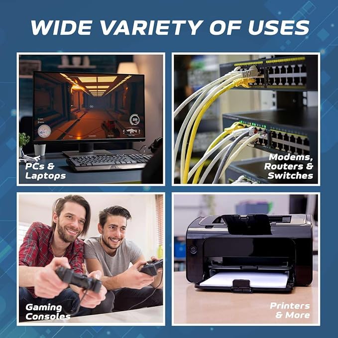 Cables Direct Online Cat5e 7FT Network Ethernet Patch Cable, 350Mhz Internet - Image 5
