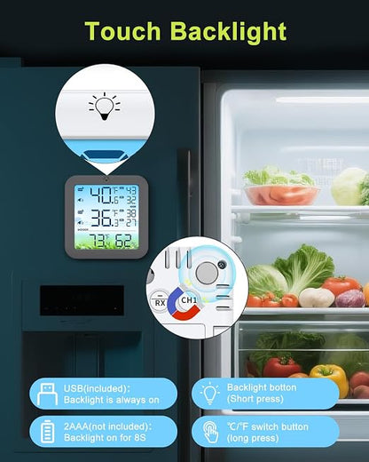 Bomivoi Wireless Fridge and Freezer Thermometer - Image 4