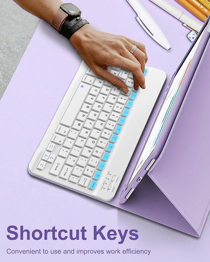 D DINGRICH Keyboard Case for iPad 10th Generation, Rechargeable Detachable - Image 6