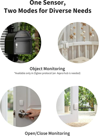Aqara Multi-State Sensor P100, Thread/Zigbee Door and Window & Vibration Sensor - Image 2
