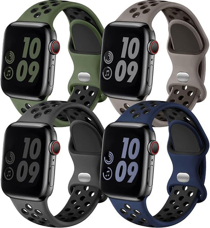 Adorve 4 Pack Sport Bands Compatible by Adorve