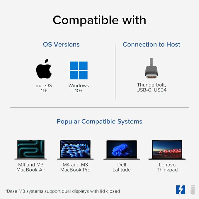 Plugable 16-in-1 Thunderbolt 4 Dock – Dual 4K Monitors - Image 4
