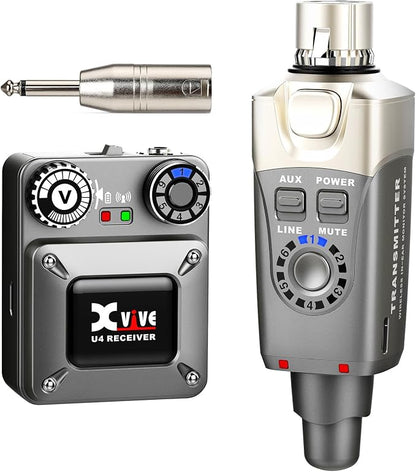 Xvive U4 Wireless in-Ear Monitor System Professional IEM System Transmitter and by Xvive