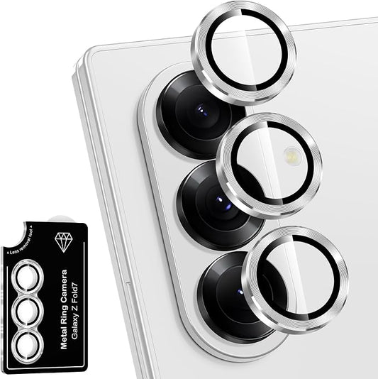 for Samsung Galaxy Z Fold 7 Camera Lens Protector, Individual Metal Ring by Btscase