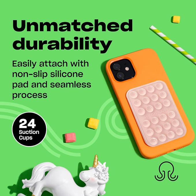 Classic - Silicone Suction Phone Case Adhesive Mount - Hands-Free, Strong Grip - Image 4