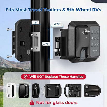 ONNAIS Full Metal RV Keyless Entry Door Lock - Image 2
