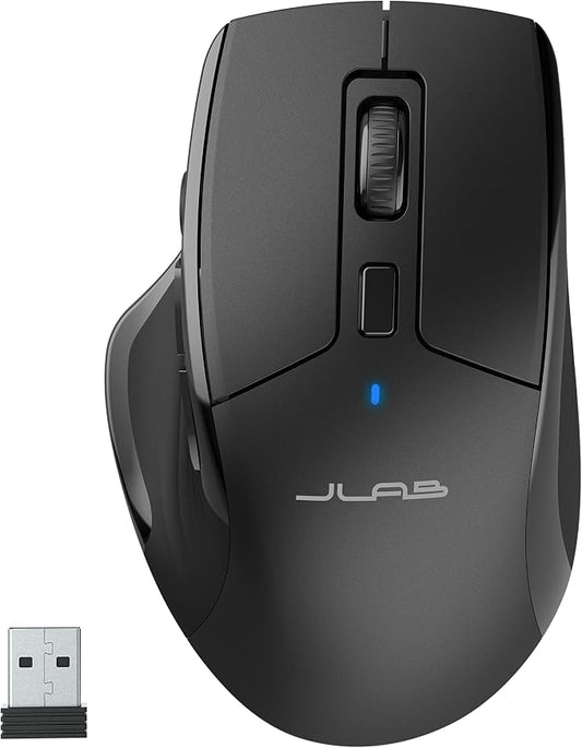 JLab JBuds Wireless Mouse, Connect Via Bluetooth or USB Wireless Dongle by JLab