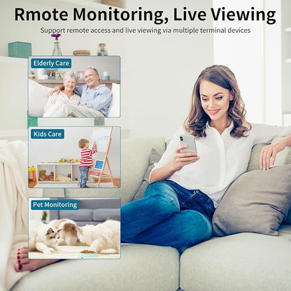 VSTARCAM 2K Security Camera, Built-in Battery, Low-Light Full-Color Night Vision - Image 7