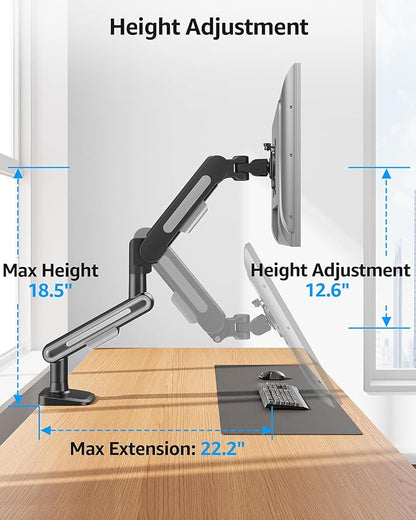 MOUNTUP Single Monitor Desk Mount - Image 6