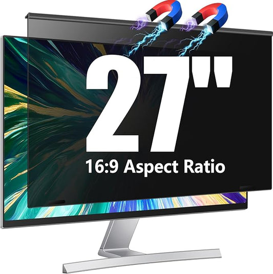 Magnetic Computer Privacy Screen Filter 27 inch by JEEETINTX