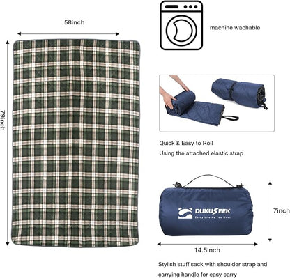 DUKUSEEK Large Outdoor Blanket, Camping Blankets - Image 5