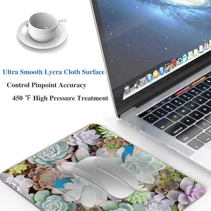 Cute Succulents Mouse Pad, Natural Plants Mousepad - Image 4