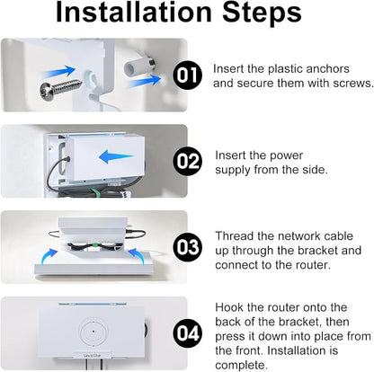 for Starlink Gen 3 Router Mount, All-in-One Starlink Gen 3 Router Wall Mount - Image 6