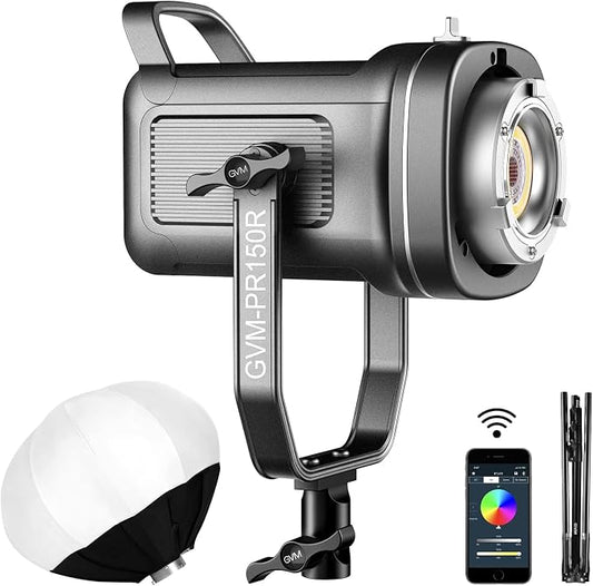 GVM 150W LED Video Light 2700K~7500K RGB Video Light Photography Studio Light by GVMGreatVideoMaker