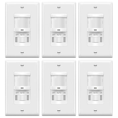 TOPGREENER Occupancy/Vacancy PIR Motion Sensor Light Switch, Learning Function by TOPGREENER