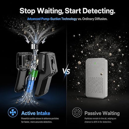Temtop Handheld Particle Counter 0.3µm, 1.0µm Particulate Monitor PM2.5 - Image 6