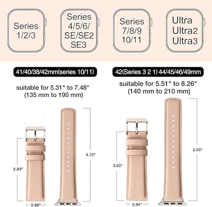 SUNFWR Leather Bands Compatible - Image 5