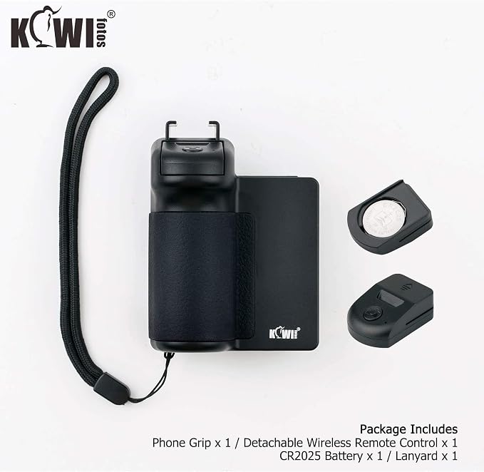 KIWIFOTOS Phone Camera Grip Handle Holder Phone Tripod Mount - Image 7