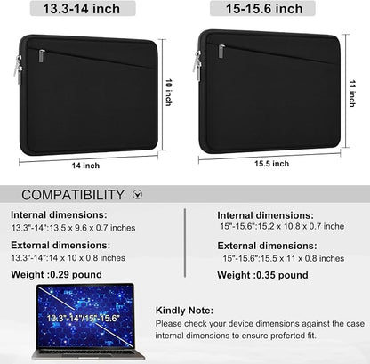 Laptop Sleeve Case 13.3 Inch, Durable 14 Inch Laptop Case Computer Carrying Bag - Image 6