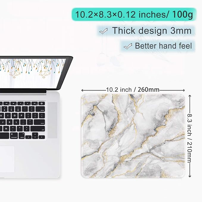 ITNRSIIET Mouse Pad with Stitched Edge Premium Textured Smooth Precise - Image 5
