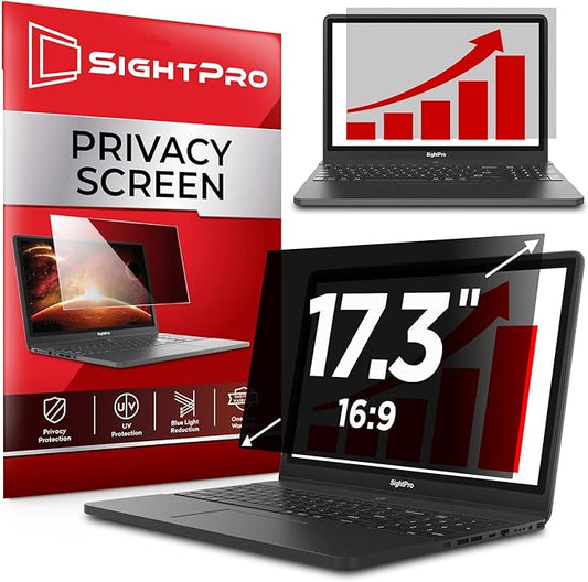 17.3 Inch 16:9 Laptop Privacy Screen Filter by SightPro