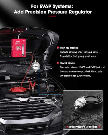 ANCEL L3000 Digital Automotive Smoke Leak Detector - Image 9