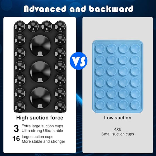 2024 Upgrade 2PCS Silicone Suction Cup Phone Case Adhesive Mount, Adhesive Grip - Image 2