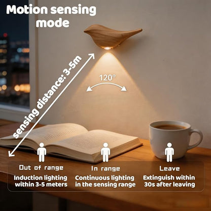 Cute Bird Night Light: Motion Sensor Lights Indoor - Image 6