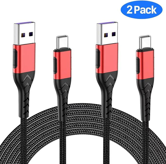 Durcord USB C Cable, Upgarded 2Pack 10ft USB Fast Charging 10 Feet Type C - Image 2