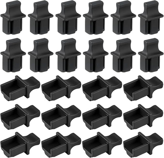 50 Pcs RJ45 Dust Cover, Ethernet Port Cover Plugs Silicone Anti Dust Caps by Unknown