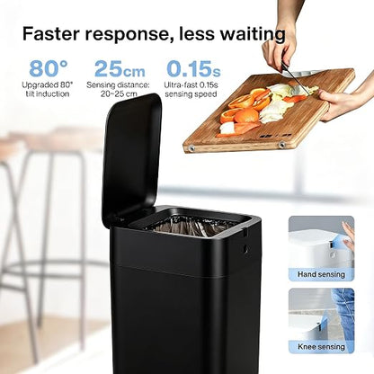 Airdeer Automatic Trash Can, 4 Gallon Self Sealing and Self-Changing Smart - Image 4