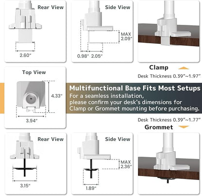 Monitor-Arm Ultrawide Heavy Duty 24-57'' - Image 6