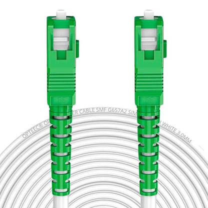 opteec® - Shielded Fibre Optic Cable - 10M - Orange/SFR/BOUYGUES/SOSH/RED by by Unknown