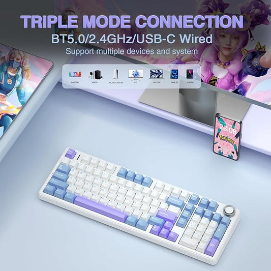 AULA F99 Pro Wireless Mechanical Keyboard - Image 2