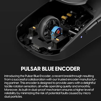 Pulsar Gaming Gears X2H Wireless Gaming Mouse, Ultra Lightweight 1.90 oz - Image 4