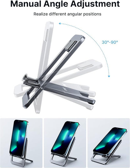 JSAUX Cell Phone Stand Foldable Aluminum Adjustable Phone Holder - Image 4