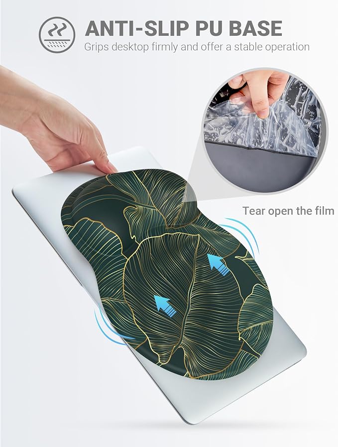 Ergonomic Mouse Pad Wrist Support, Comfortable Mouse Pad Wrist Rest, Relieve - Image 6