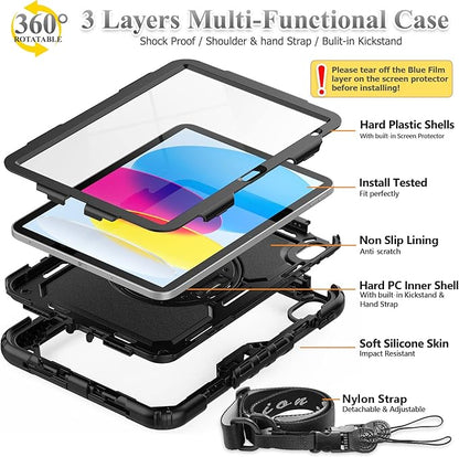 SEYMAC stock Case for iPad 11th/10th Generation 11''/10.9'' 2025/2022, - Image 5