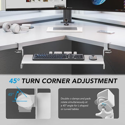 AX WABER Keyboard Tray Under Desk Pull Out - Image 6