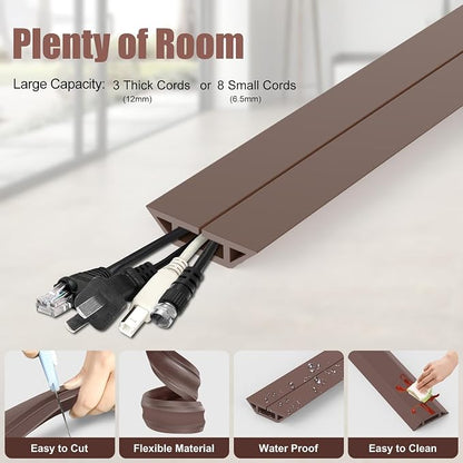 Eapele 10 ft Floor Cord Cover Heavy Duty Cable Protector, Cord Covers - Image 3