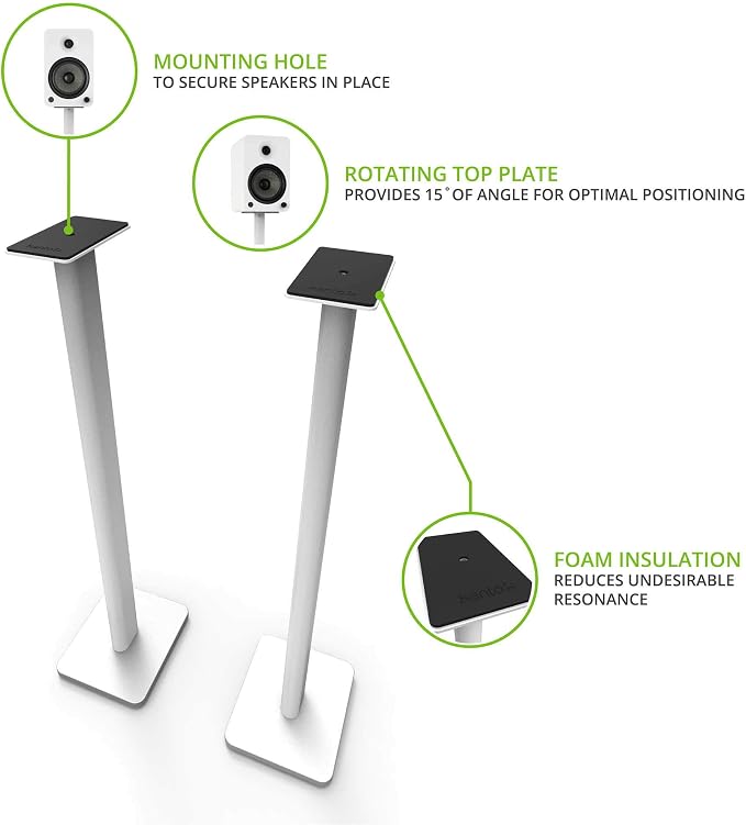 Kanto SP32PLW Universal Speaker Floor Stands - Image 2