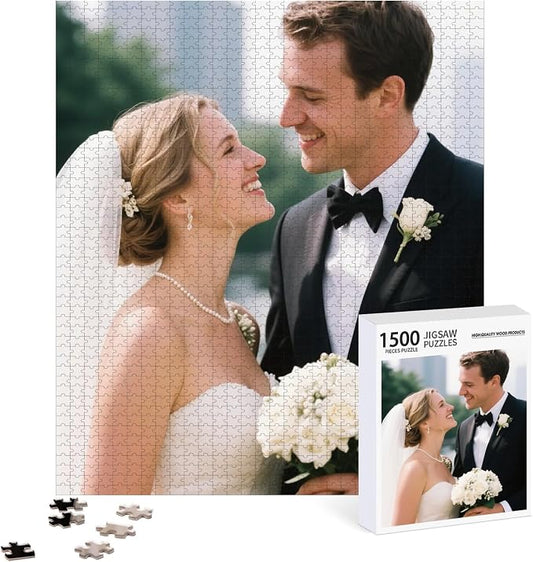 Personalized Photo Puzzle with Glossy Finish – Custom Jigsaw Puzzle by Custom