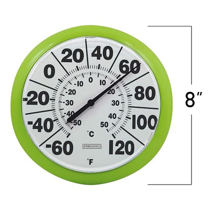 Springfield Indoor Outdoor Big and Bold Dial Thermometer, Wireless Thermometer - Image 2