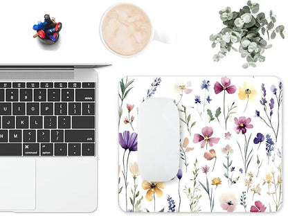 Mouse Pad, Cute Purple Wildflowers Mouse Pads - Image 6