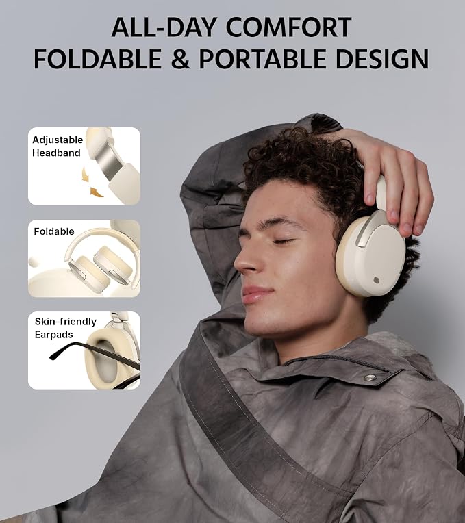 Edifier W830NB Wireless Over Ear Headphones - Image 7