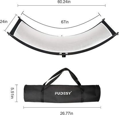 FUDESY Clamshell Light Reflector/Diffuser, Carry Bag - Image 5