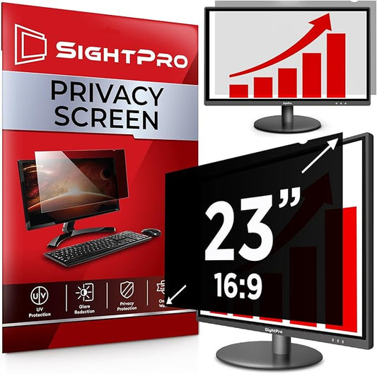 23 Inch 16:9 Computer Privacy Screen Filter by SightPro