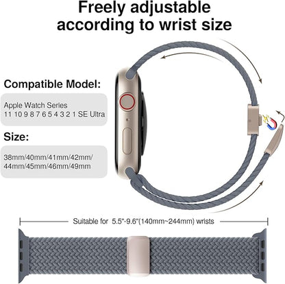 Braided Stretchy Band Compatible - Image 2